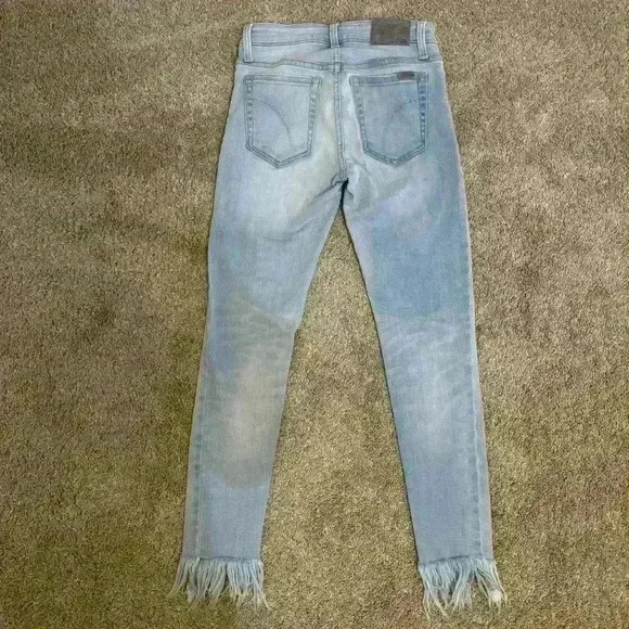 JOE'S Collectors Edition Icon Skinny Crop Fringe Hem Jean in Marjorie W 25 / 0 - Picture 8 of 9